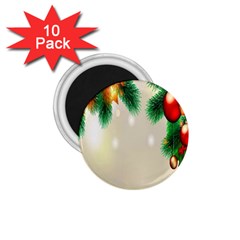 Ornament Christmast Pattern 1 75  Magnets (10 Pack)  by Sapixe