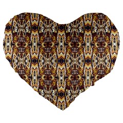  Artwork By Patrick-pattern-36 Large 19  Premium Heart Shape Cushions by ArtworkByPatrick