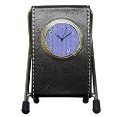 Delicate Tiles Pen Holder Desk Clocks by jumpercat