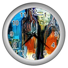 Ceramics Of Ancient Land 6 Wall Clocks (silver)  by bestdesignintheworld