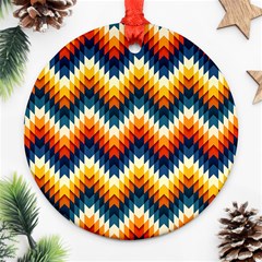 The Amazing Pattern Library Ornament (round) by Sapixe