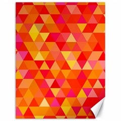 Triangle Tile Mosaic Pattern Canvas 18  X 24   by Sapixe