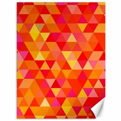 Triangle Tile Mosaic Pattern Canvas 36  X 48   by Sapixe