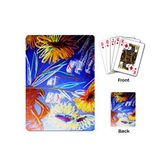 Ceramic Jur And Sunlowers Playing Cards (mini)  by bestdesignintheworld