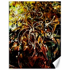 Dscf3438 - Golden Flowers In Ceramics Canvas 12  X 16   by bestdesignintheworld