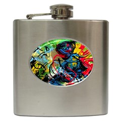 Rumba On A Chad Lake 4 Hip Flask (6 Oz) by bestdesignintheworld