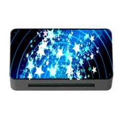 Star Abstract Background Pattern Memory Card Reader With Cf by Sapixe