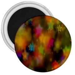 Star Background Texture Pattern 3  Magnets by Sapixe