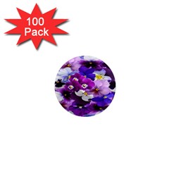 Graphic Background Pansy Easter 1  Mini Magnets (100 Pack)  by Sapixe