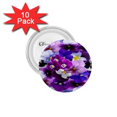 Graphic Background Pansy Easter 1 75  Buttons (10 Pack) by Sapixe