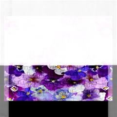 Graphic Background Pansy Easter Rectangular Jigsaw Puzzl by Sapixe