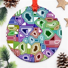 Board Interfaces Digital Global Ornament (round) by Sapixe