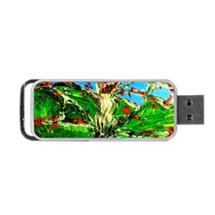 Coral Tree 2 Portable Usb Flash (two Sides) by bestdesignintheworld