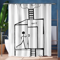 Drawing Shower Curtain 60  X 72  (medium)  by ValentinaDesign