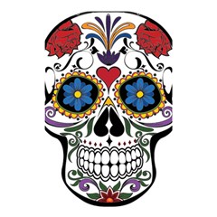 Cranium Sugar Skull Shower Curtain 48  X 72  (small)  by StarvingArtisan