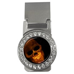 Laughing Skull Money Clips (cz)  by StarvingArtisan