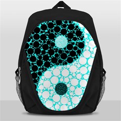 Yin Yang Eastern Asian Philosophy Backpack Bag by Simbadda