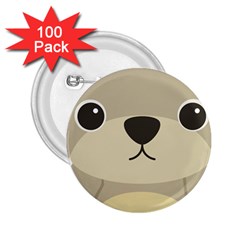 Animal Bear Cartoon Children Kids 2 25  Buttons (100 Pack)  by Simbadda