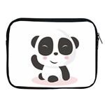 Panda Bear Funny Cute Apple iPad 2/3/4 Zipper Cases Front