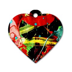 Enigma 1 Dog Tag Heart (one Side) by bestdesignintheworld