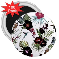 Tropical Pattern 3  Magnets (100 Pack) by Valentinaart