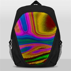 Colorful Waves Backpack Bag by LoolyElzayat