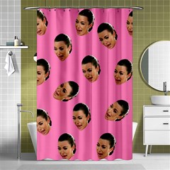 Crying Kim Kardashian Shower Curtain 48  X 72  (small)  by Valentinaart