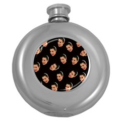 Crying Kim Kardashian Round Hip Flask (5 Oz) by Valentinaart