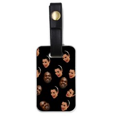 Crying Kim Kardashian Luggage Tags (one Side)  by Valentinaart