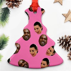 Crying Kim Kardashian Ornament (christmas Tree)  by Valentinaart