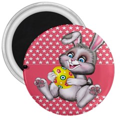 Illustration Rabbit Easter 3  Magnets by Sapixe