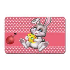 Illustration Rabbit Easter Magnet (rectangular) by Sapixe