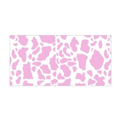 White Pink Cow Print Yoga Headband by LoolyElzayat