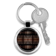  Fractal Art Design Geometry Key Chains (round)  by Sapixe