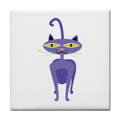 Cat Clipart Animal Cartoon Pet Tile Coasters by Sapixe