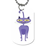 Cat Clipart Animal Cartoon Pet Dog Tag (One Side) Front