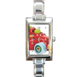 Car Vehicle Racing Car Formula Rectangle Italian Charm Watch Front