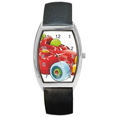 Car Vehicle Racing Car Formula Barrel Style Metal Watch by Sapixe