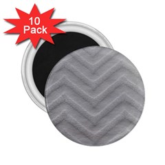 White Fabric Pattern Textile 2 25  Magnets (10 Pack)  by Sapixe