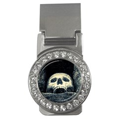 Smiling Skull Money Clips (cz)  by FunnyCow