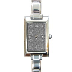 Linear Intricate Geometric Pattern Rectangle Italian Charm Watch by dflcprints