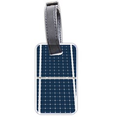 Solar Power Panel Luggage Tags (one Side)  by FunnyCow