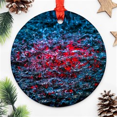 Water Color Red Ornament (round) by FunnyCow