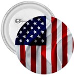 American Usa Flag Vertical 3  Buttons Front