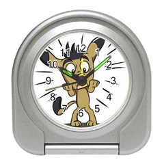 Animal Canine Cartoon Dog Pet Travel Alarm Clocks by Sapixe