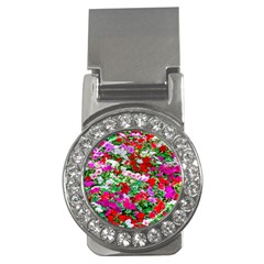 Colorful Petunia Flowers Money Clips (cz)  by FunnyCow