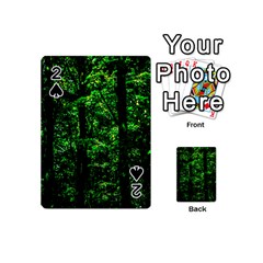 Emerald Forest Playing Cards 54 (mini)  by FunnyCow