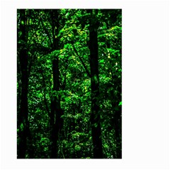 Emerald Forest Large Garden Flag (two Sides) by FunnyCow