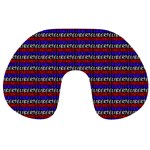 French Revolution Typographic Pattern Design 2 Travel Neck Pillows Front