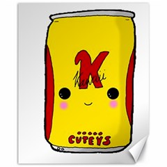 Kawaii Cute Tennants Lager Can Canvas 11  X 14   by CuteKawaii1982